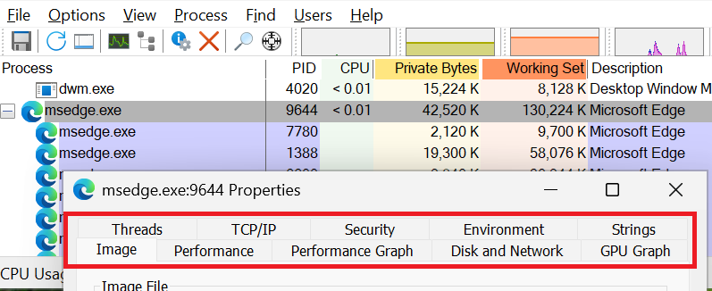 Job タブが表示されていない場合
